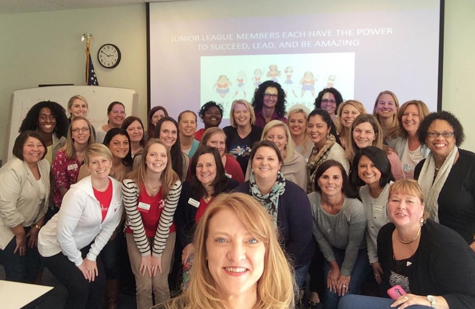 vicki clark comes to speak with Junior league of fort myers